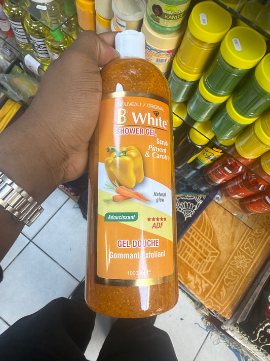 B-White Gel Douche Piment & Carotte