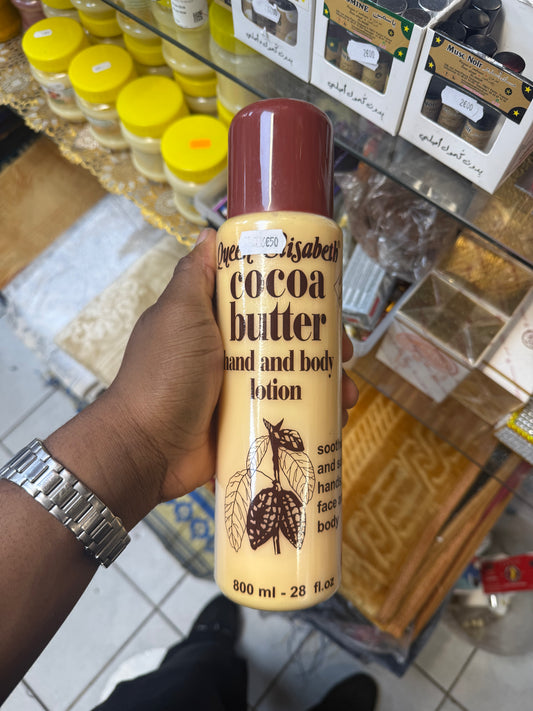 Cocoa Butter 800ml - Queen Elizabeth